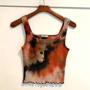 Tie Dye Cropped Tank Top